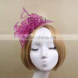 Wholesale Unique Style Bowknot Sinamay Fascinator With Feather Hair Accessories thumbnail-6