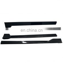 Honghang Factory Manufacture Side Skirts For Toyota camry Gloss Black Side Splitter Lip Side Skirts