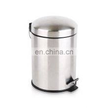 Unique Fancy Lid Wholesale Stainless Steel Garbage Can Dustbin 5l Food Waste Container Trash Can thumbnail-4
