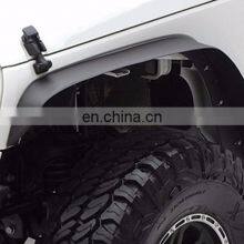 J064 Fender Flares Wheel Wide Fender Flares Глянцевый Черный Стальной Брови для Jeep W rangler JK 2007 - 2017 thumbnail-2