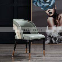 Nordic Leather Solid Wood Modern Dining Chair For Restaurant thumbnail-2