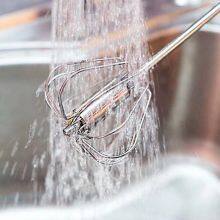 Stainless Steel Baking Tools Self Rotating Mixer Milk Whiskers Milk  Frother Egg Whisk for Kitchen Utilities thumbnail-5