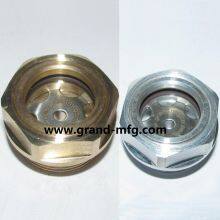 Metric Solid Brass Oil Sight Glass Used for Compressor Pump Gearbox Roots Blower M20X1.5 thumbnail-4