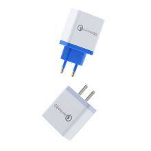 2022 5V 2A Mobile Travel Adapter Fast Wall 3 Plug EU US Plug Usb Charger for Huawei for Iphone thumbnail-1