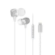 Brand New Metal 8pin Headphone With Remote Mic for Apple Iphone 7/8 Wired Earphones With Lightning Connector