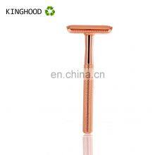 Mini Style Modern Gold Stainless Steel Ladies Facial Hair Face Razor For Women Man thumbnail-1