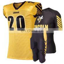 Custom AMERICAN Football Uniforms Sportswear for Adults Sets Men With Customized Team Name thumbnail-3