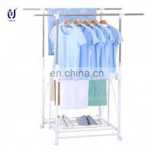 Manufacturer Short Rail Portable Coat Clothes Dryer Rack on Wheels thumbnail-1