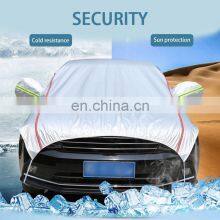 Universal Half Car Cover Waterproof Outdoor Cover Oxford Sun Rain Uv Protection Dustproof Snowproof Car Body Cover for SUV Sedan thumbnail-3