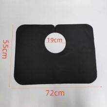 Disposable Non-woven Black Barber Bib Hair Tools Dyed Hair Wai Cloth Waterproof Dustproof Thickening thumbnail-3