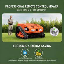 Vigorun VTC550-90 Professional Gasoline Mower 224cc 4.5kW Engine 550mm Deck 200m RC Range CE EPA for Commercial Landscaping thumbnail-1