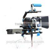Poplar Dslr Rig Kit Support Mount Rig+Hand Grip+Follow Focus+Matte Box+C Shape Support Cage+Top Handle For DV HDV HD Camcorder D thumbnail-1