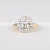 Luxury Flower Shap Diamond 925 Silver Ring for Women 10 Years Experience Wholesale thumbnail-3