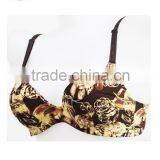 Flower Print Sexy Fancy Bra,comfortable Seamless Ladies Mature Bra thumbnail-3
