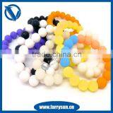 FDA Approved Silicone bead bracelet / silicone bracelet / custom bracelet