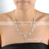 Wholesale 2016 White Stone Latest Design Saudi Gold Jewelry Necklace thumbnail-6