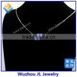 Hot Sale Synthetic Opal Elephant Pendant With Fashion S925 Sterling Silver Chain Necklace thumbnail-6