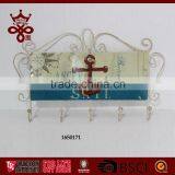 Wall Hangers Wall Coat Hooks Flora Decal Metal Coat Hook thumbnail-5