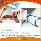 High Speed Good Quality USB Braided Charging Cable for Iphone 6 thumbnail-6