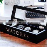 luxury high quality handmade varnished solid wood watches wooden box