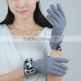 Wholesale Wool Gloves With Bow Tie With Manufacture Price thumbnail-1