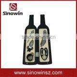 5Pcs Wine Bottle Opener Accessories Gift Set With Corkscrew, Pourer & Stopper thumbnail-3