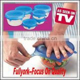Flexible Silicone Super Stretch Lids As Seen On TV Fresh-Keeping Food Covers