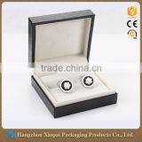 Black Hard Paper Cufflink Gift Box thumbnail-2