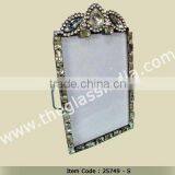 Small Photo Frame With Rectangular Yellow Glass Beads thumbnail-1