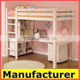 Wholesale Morden Wooden Bunk Bed With Computer Desk/table