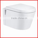 Bathroom toilet wall mounted white china water closet 8095