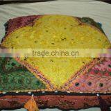 Cotton Patchwork Cushion Covers Puffs Ottoman-25