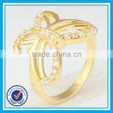 Elegant butterfly shaped diamond engagement rings rhinestone gold butterfly rings