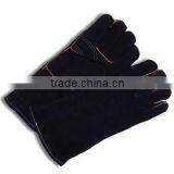 Cow Split Leather Welding Gloves Black