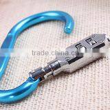 High Qualiy Factory Supplier Aluminum Material Digital Lock Climbing Button Carabiner thumbnail-3