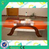 China Cheap AC 220V Auto Vibrating Electric Magnetic Therapeutic Far Infrared Jade Rolling Thermal Massage Bed for CE Approved thumbnail-1