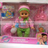 14 Inch Angelbaby the Lovely Baby Durable Soft Material Drinking Peeing Boy Doll Toy thumbnail-4