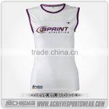 Breathable Cutom Running Singlet Sublimated Wholesal Running Vest Runing Wear thumbnail-4