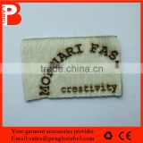 jeans horsehair printing PU leather badge accept different Size and Logo Customized