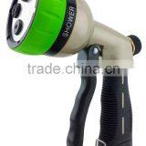 5 Patterns Front Trigger Metal Garden Hose Nozzle Handy Grip