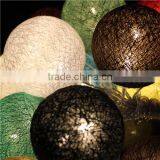 Led Christmas Holiday Party Wedding Decoration Cotton Colorful Ball Bettery Solar Fairy String Cotton Ball Light thumbnail-4