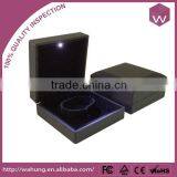 Black Custom Square Jewelry Bangle Box With LED Light Wholesale