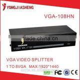 High resolution 8 port vga video splitter