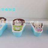 Cheap and Popular Plastic Plastic Moving Vegetable Box 4pcs