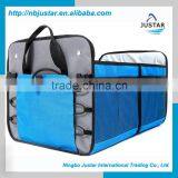 Highest Quality Polyester Material Trunk Organizer Type Premium Auto Trunk Cargo Organizer With Side Mesh Pocket Quality Choice thumbnail-1