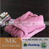 Promotion Polyester Sleep Robe Jacquard Flannel Fleece Bathrobe thumbnail-5