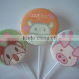 Customized Color-printing Marshmallow Lollipops thumbnail-1