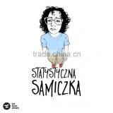 2016 Lady Custom Printed Design for Women Female Tee T-shirt Print Logo DTG OEM Service Screenprint Transfer thumbnail-3