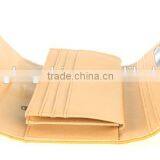 Purse High Quality PU Bright Yellow Wallet thumbnail-4