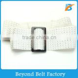 Beyond White Stone Elastic Dress Belt for Women